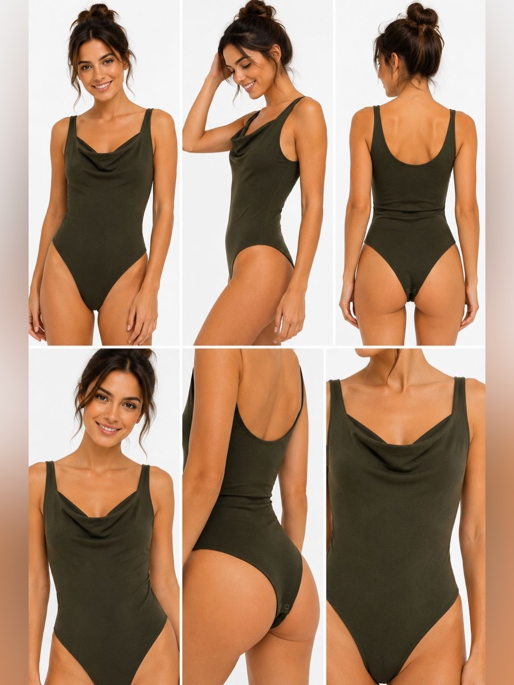Old Navy Olive Green Scoop-Neck Tank Top
